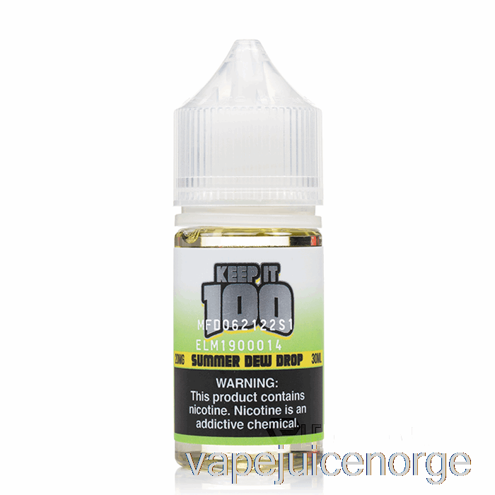 Vape Norge Sommer Duggdråpe - Behold Det 100 Salter - 30ml 30mg